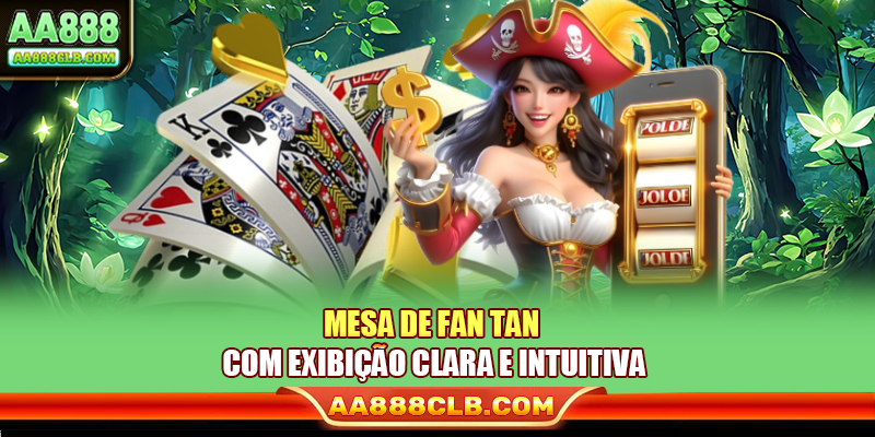 Fan Tan - Jogo Atraente Com Regras Extremamente Acessíveis 1 Mesa de Fan Tan com exibição clara e intuitiva