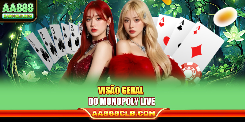 Visão geral do jogo Monopoly Live